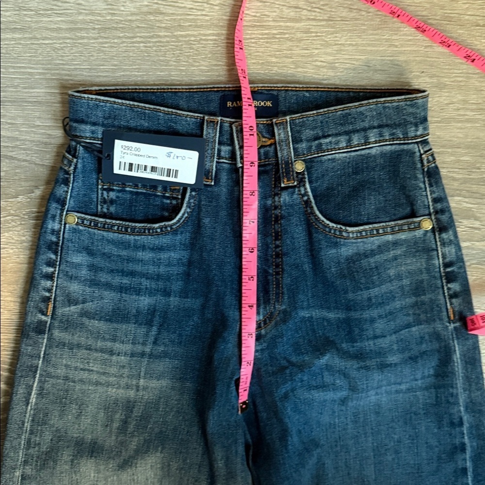 NEW Ramy Brook Tyra Cropped Denim 24 - Picture 9 of 12